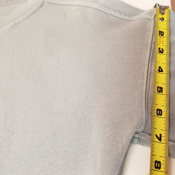 Madewell Sweater size Small oversized Blue gray washed out - Picture 8 of 10